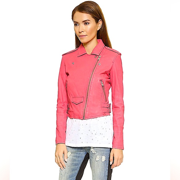 IRO Ashville Leather Moto Jacket - Picture 3 of 8